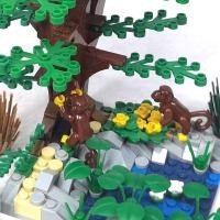 ราคา เข้ากันได้กับเลโก้มอคอนุภาคขนาดเล็กอุปกรณ์สัตว์โจรสลัดลิงลิงกษัตริย์ประกอบอาคารบล็อกของเล่นเด็กเด็กชาย (43127698182)