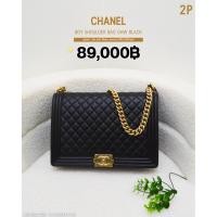 ราคา Chanel Boy Shoulder Bag GHW Black (#K250122 ) (41976276578)