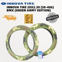 ราคา ยาง INNOVA 20X2.30 (58-406) BMX GREEN ARMY EDITION (56554583140)