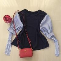 ราคา เสื้อยืดแขนตุ๊กตาผูกโบว์ (1458093863)