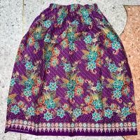 ราคา ผ้าถุงอาบน้ำเอวยางยืด ลายดอก ผ้าคอตตอน100% แบบสั้น (24128843931)