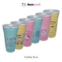 ราคา Tumbler 34 oz Sanrio Cool Lock แก้วน้ำพลาสติกเก็บความเย็น ลายการ์ตูนซานริโอ ขนาด 34 ออนซ์ เฮลโลคิตตี้ แก้วเยติ (17591745424)