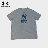 ราคา เสื้อยืดมือสอง Under Armour สีเทา ลาย NY อก 50 ( 2XL ) ตำหนิ 1 จุดด้านหลัง (50001237051)