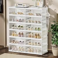 ราคา ชั้นวางรองเท้าแบบพับได้ติดตั้ง-ฟรีพับขนาดใหญ่-ความจุเครื่องมือที่มีประโยชน์สองแถวตู้รองเท้าชั้นวางรองเท้าเก็บกล่องรองเท้าหลาย @- (42726034644)