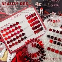 ราคา สีเจลทาเล็บ Vendeeni สีแดงแรงฤทธิ์ (beauty red) รุ่น 30 สี พร้อมชาร์ตสำเร็จ ส่งไว! (25761482039)