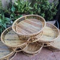 ราคา ขันโตกแล็กสวยๆ ขนาด 16 นิ้ว สูง 7 พานใส่อาหาร พร้อมส่ง (9321176237)