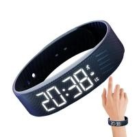 ราคา นาฬิกาปลุกนาฬิกาปลุกแบบสั่นนาฬิกาดิจิตอลเงียบปรับสมาร์ทวอทช์สายรัดข้อมือนาฬิกาสําหรับเดินทางโรงเรียนกีฬากลางแจ้ง (51001308358)