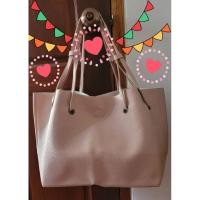 ราคา กระเป๋าหนัง PU ทรงถัง สะพายไหล่ สีชมพูพาสเทล #กระเป๋าTOTE #กระเป๋าผู้หญิง #กระเป๋าแฟชั่น (25239528770)