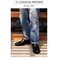 ราคา LONDON BROWN - PLAIN TOE รองเท้าหนังทรง DERBY (40506271882)