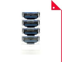 ราคา No Brand : GILFMF3* อะไหล่ใบมีดโกน Razor Blades (4 Count) Compatible with Gillette FUSION March3, 5-layer Blue (5550143225)