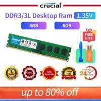 ราคา 【24H Ship COD】หน่วยความจํา RAM DDR3/3L 4GB 8GB 1600MHZ 1333MHZ 1066MHZ PC3 240Pin ไม่มี ECC UDIMM (19182961430)