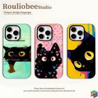 ราคา 5GสําหรับOppo Reno13 5G Reno 13Pro 5G Reno 12/12Pro 5G Reno10/10Pro Oppo A96 5G/Reno7Z = 8Z 5G/A54/A74 5G Anti-fall 2-in-1 สีแมว (41961424454)