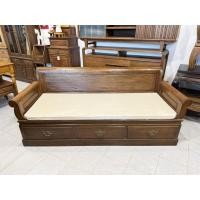 ราคา โซฟาไม้สัก แหย่งไม้สัก พร้อมเบาะ กว้าง 200 x ลึก 80 x สูง 85 cm. (ประกอบแล้ว) ขาทึบ 3 ลิ้นชัก Large Teak Sofa Wooden (58051737312)