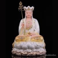ราคา หินอ่อนสีขาว Jiuhua Mountain Ksitigarbha King พระโพธิสัตว์หยกแกะสลักพระพุทธรูปศักดิ์สิทธิ์สามองค์พระศากยมุนีพระอวโลกิเตศ (26102774955)