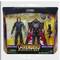 ราคา Marvel Legends Avengers 3 Infinity War Winter Soldier and Falcon 2 Pack Action Figure (1470465016)
