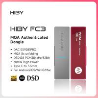 ราคา HiBy FC3 แบบพกพา MQA 8X Dongle ประเภท C USB DAC เสียง HiFi ถอดรหัสหูฟังเครื่องขยายเสียง DSD128 แจ็ค 3.5 สําหรับ Android iOS Mac Win10 (42454123118)
