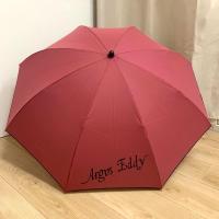 ราคา ร่มญี่ปุ่นมือสอง ร่มพับ 2 ตอน สีแดง Argus Eddy ใหม่ป้ายห้อย (24542699166)