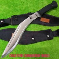 ราคา อุปกรณ์เดนป่า มีดเดินป่า มีดกูรข่า มีดพกใบตาย มีดพกเดินป่า มีดพก COLD STEEL CONQUEROR Bo62 ใบเลส (22612815549)