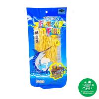 ราคา ปลาเส้น ปลาเส้นปรุงรส รสบาร์บีคิว ตรา เฟรชฟิช ขนาด 80 กรัม (15665352144)