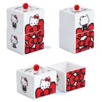ราคา กล่องอะคริลิคใส่สำลี HELLO KITTY สีขาว (20183437468)