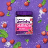 ราคา ✅✅ พร้อมส่ง✅✅ Natrol Gummies Hair Skin & Nails Raspberry ( 90 Count ) (2642853100)