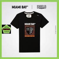 ราคา Miami Bay เสื้อคอกลม ชาย รุ่น Shield สีดำ (5039357634)