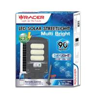 ราคา RACER โคมไฟถนนโซล่าห์เซลล์ มัลติ ไบร์ท 90W แสงขาว พร้อมส่ง (25766300159)