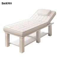 ราคา BAIERDI MALL เตียงสปา นวด ต่อขนตา เตียงเสริมความงามยางพาราพิเศษ ของร้านเสริมสวยมีรูเตียงบำบัดการสักตามร่างกาย (15189371547)