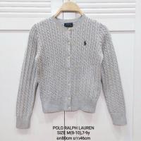 ราคา เสื้อคาดิแกนเด็ก POLO RALPH LAUREN แท้100% สีเทา สีคลาสสิค สีสวยคุณหนูมากๆค่ะ ไซส์ M(8-10),7-9y (28993584365)
