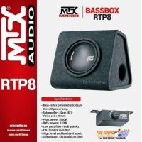 ราคา by TNG MTX RTP8 – ซับวูฟเฟอร์สำเร็จรูปขนาด 8″ พร้อมแอมป์ Class-D กำลังขับ RMS 120W / Peak 360W MTX RTP8 จำนวน1ตู้ (49651408043)