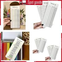 ราคา XI 3 6 ชิ้นการติดตามการอ่านบุ๊คมาร์ค Libraries อ่านหน้าการ์ดหนังสือ Tracker Notecards อ่านบันทึกสําหรับ Reader (52201169188)