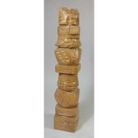 ราคา เสาโทเท็มไม้แกะสลัก ชนเผ่าพื้นเมืองไอนุ สัญญาลักษณ์แห่งเมืองฮอกไกโดของญี่ปุ่น Japanese Ainu Totem Pole (28633811601)