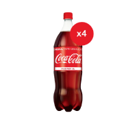 ราคา โค้ก น้ำอัดลม รส ออริจินัล 1.5 ลิตร แพ็ค 4 Coke Soft Drink Original Less Sugar 1.5L Pack 4 (10625137053)