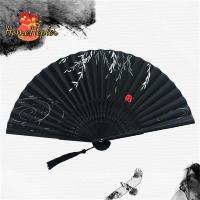 ราคา HomeHepler พัดผ้าไหมจีน ก้านไม้ พัดลมเต้นรําคลาสสิก ของตกแต่งบ้าน ใหม่ (54855333530)