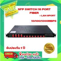 ราคา SFP SWITCH 16 PORT FIBER + LAN 8PORT 10/100/1000MBPS (Rack mount 1U) (19586324740)