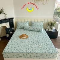ราคา ผ้าปูที่นอนผ้าฝ้ายออร์แกนิก 100% หุ้มด้วยยางยืดผ้านวมและปลอกหมอนระดับพรีเมียม - ผ้าปูที่นอน (48654107370)