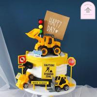 ราคา โมเดลรถตัก แต่งเค้ก รถแม็คโคร รถแต่งเค้ก โมเดลป้ายจราจร (22420377863)