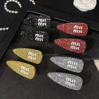 ราคา Spot Goods#South Korea France Fine Glitter Water Drop Hair Clip Miu Miu Vinegar Bangs Clip Side Clip Fashionable High-end Duckbill Clip0109hw (55754501657)