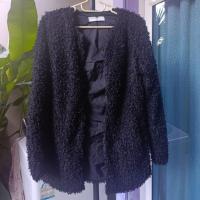 ราคา เสื้อคลุม ขนปุย กันหนาว Giordano สีดำ มือสอง size M (26967184721)