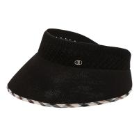 ราคา DAKS หมวกกันแดดพับเก็บได้ Black Checkline Suncap ผ้าลินินผสมน้ำหนักเบา / จากโซล เกาหลี (26628053155)