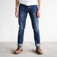 ราคา [CLEARANCE] Grim tim crosshatch worn in แบรนด์ Nudie Jeans แท้ 100% (24663774471)
