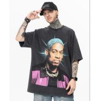 ราคา เสื้อยืดผู้ชายโอเวอร์ไซส์ rodman xoxo (25272799241)