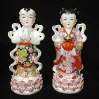 ราคา กิมท้ง เง็กนึ้ง ศิษย์เจ้าแม่กวนอิม เด็กคู่ บริวารพระแม่กวนอิม สูง16นิ้ว ราคาต่อคู่ 金童玉女 对童 (7609006027)