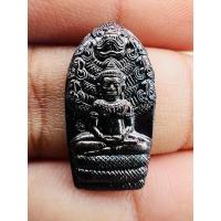 ราคา พระนาคปรกใบมะขาม_รุ่นแรก อ.ประสูติ วัดในเตา อ.ห้วยยอด จ.ตรัง ปี 2556 เนื้อทองแดงรมดำ (23514546725)