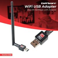ราคา WiFi Dongle USB 802.11N 150Mbps พร้อมเสาอากาศ 5dBi Realtek 8188 - สีดํา (54505200384)