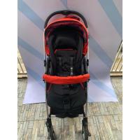 ราคา รถเข็นเด็ก ยี่ห้อ Pigeon รุ่น Run Fee High Seat Auto 4 สีแดงดำ สภาพดีหลังคาสีสด ล้อเข็นลื่นดี น้ำหนักเบามาก (22007203052)
