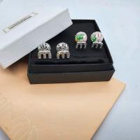 ราคา M M Earrings ต่างหู สีเงิน งานสวยระดับ Hi end ตัวโลโก้ M ประดับคริสตัล หลังหูรูปตะกร้อ ตัว M อะไหล่เงิน (56151000303)