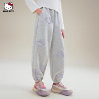 ราคา กางเกงวอร์มสำหรับเด็กหญิงฤดูใบไม้ร่วง พิมพ์ลายการ์ตูนคิตตี้ ใส่สบายสำหรับกีฬาและสวมใส่ง่ายทุกวัน (48803112471)