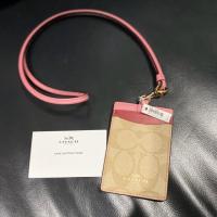 ราคา สายคล้องบัตร COach แท้ จาก outlet USA (7031971619)