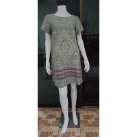 ราคา ชุดเดรสผ้าฝ้ายย้อมสีธรรมชาติ ทอมือ มือสอง สีเขียว ไม่มีซับ ไม่อัดกาว อก 39" เอว 39" สะโพก 44" ยาว 37" (29155265678)